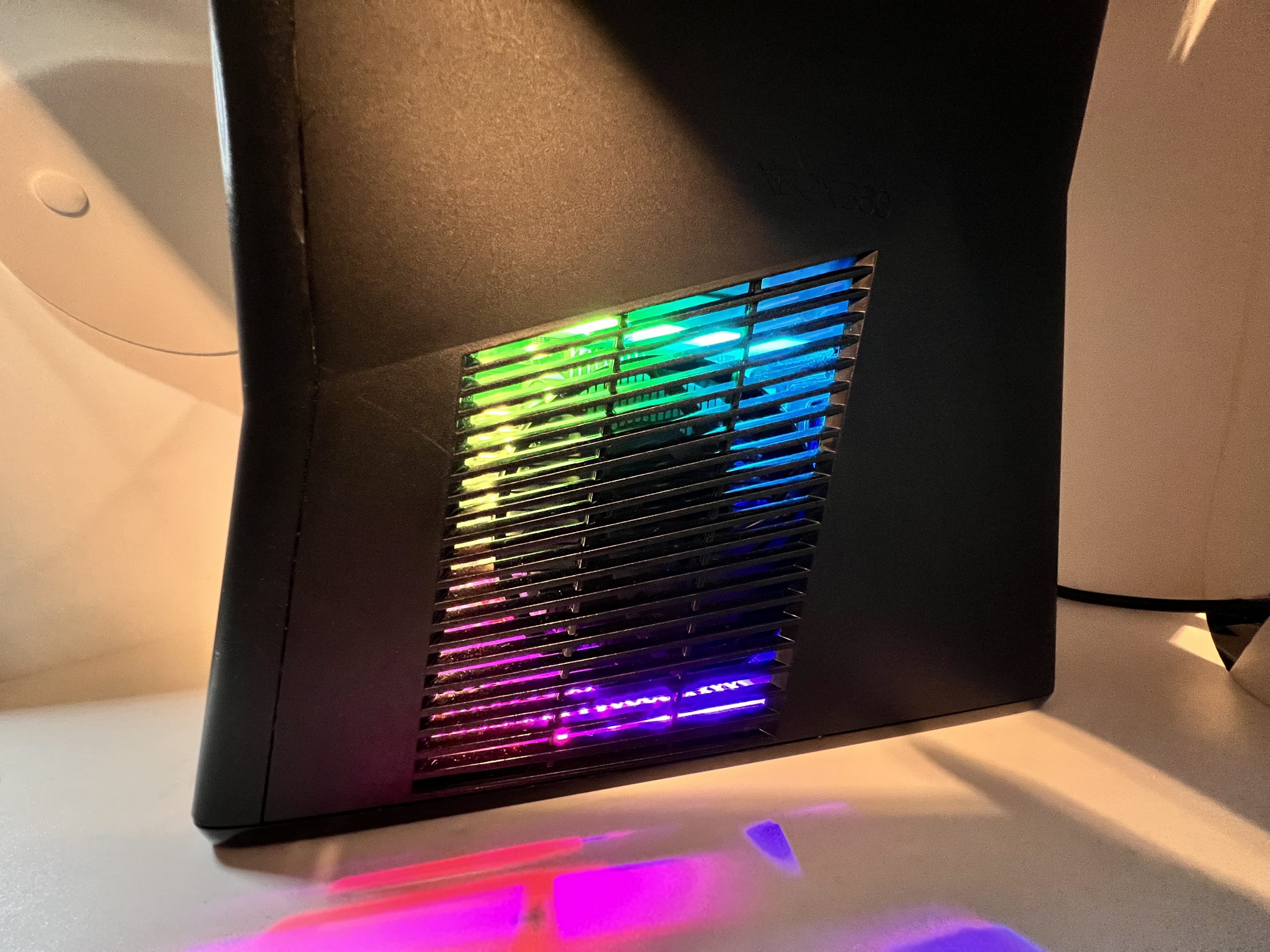 xbox 360 slim rgh with xlume argb